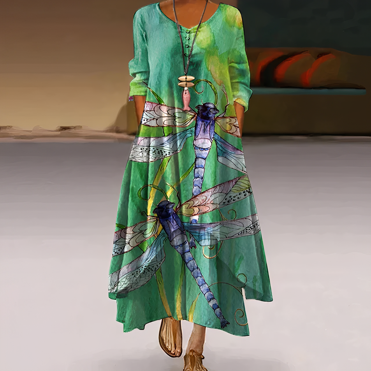Kalin - Robe élégante avec ourlet irrégulier pour femmes