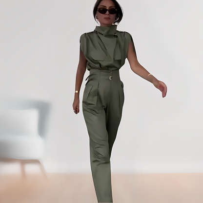 Leona – Jumpsuit chic sans manches