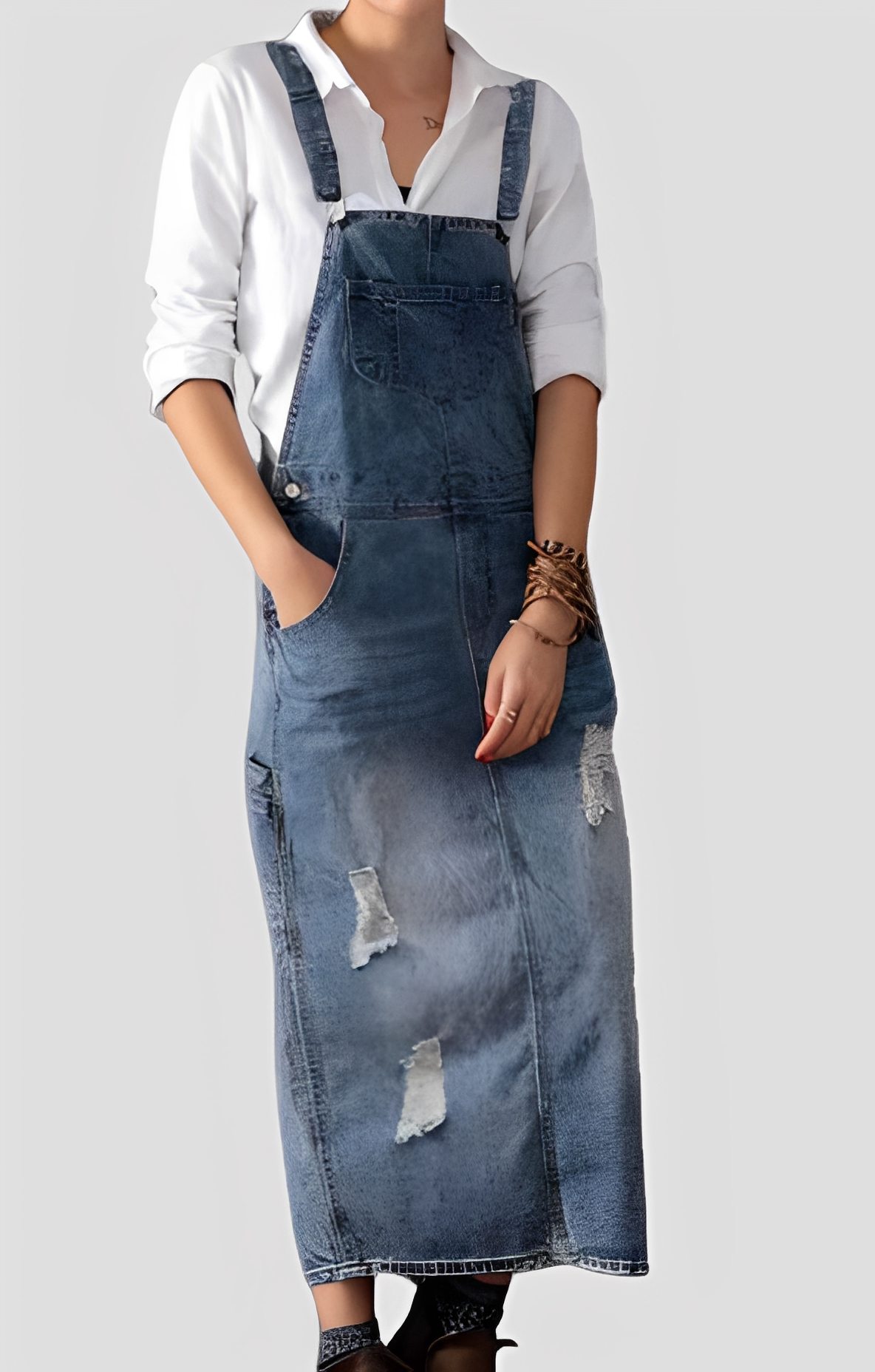 Katya - Combinaison en jean élégante pour femmes