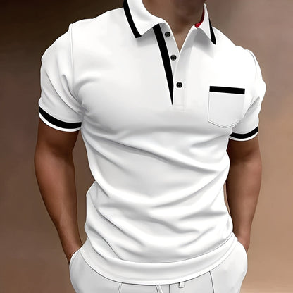 Callahan - Polo chic pour hommes avec poche