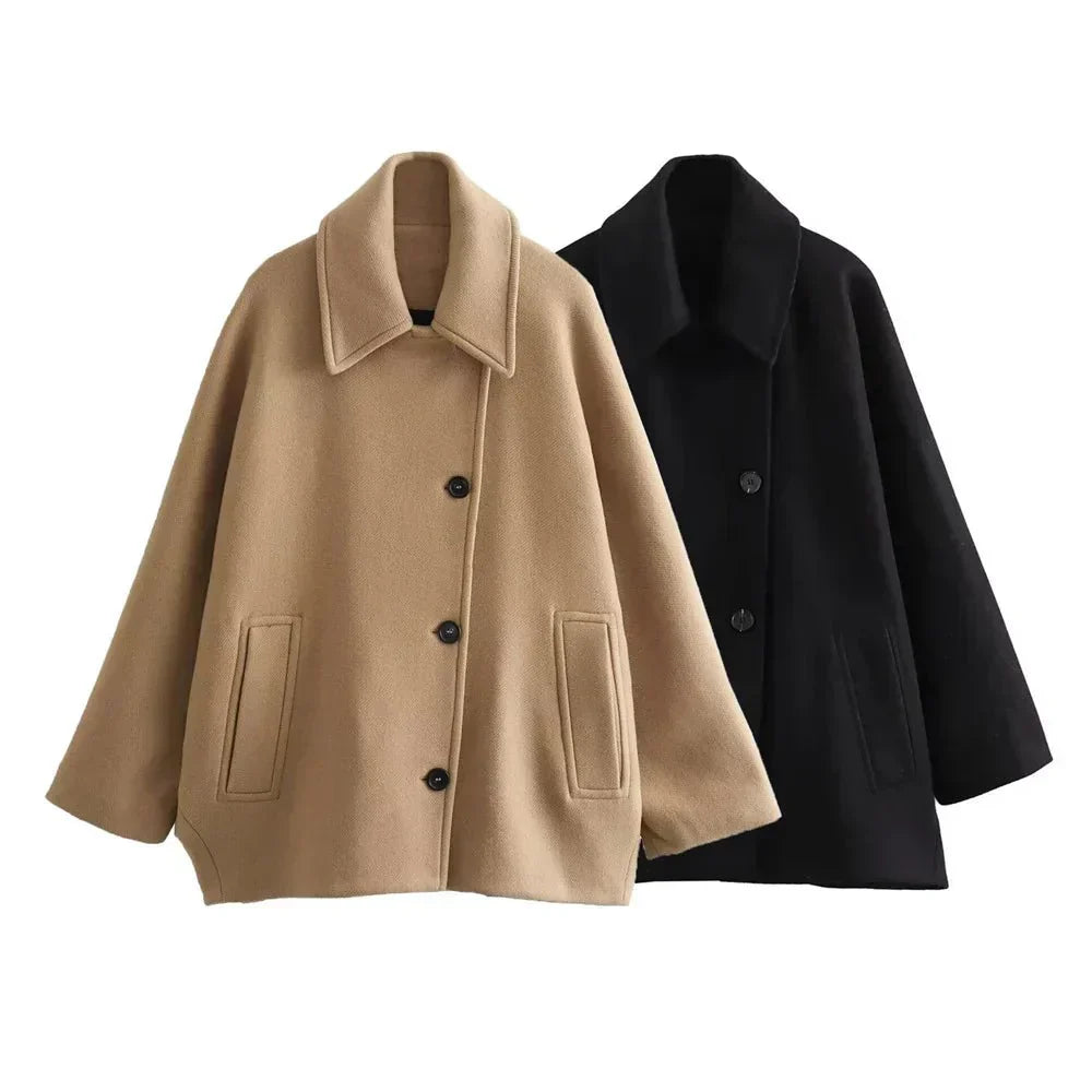 Malia - Cashmere Wool Coat for Women