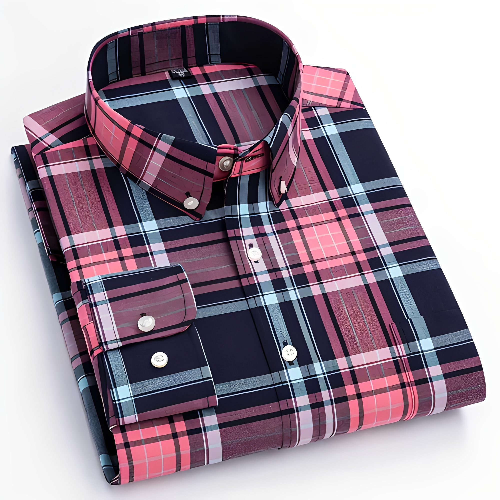 Aldrine - Chemise décontractée à manches longues pour homme