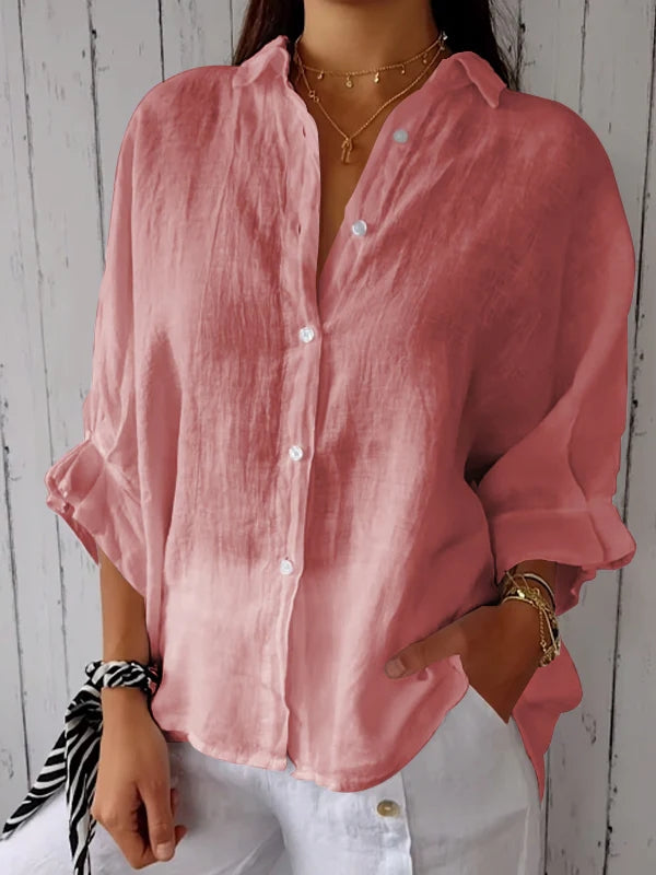 Marion - Chemise Élégante Intemporelle avec Boutons Femme