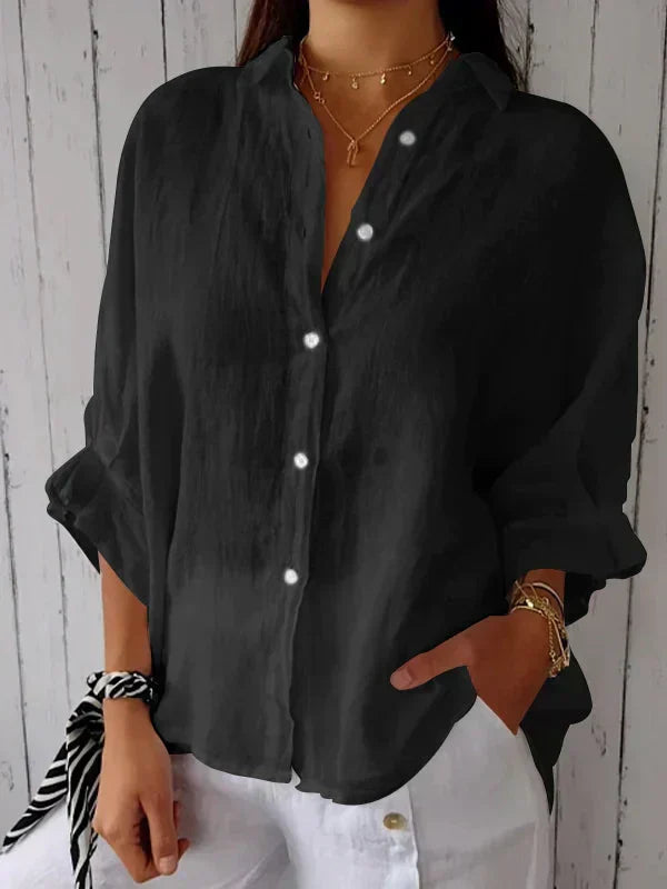 Marion - Chemise Élégante Intemporelle avec Boutons Femme