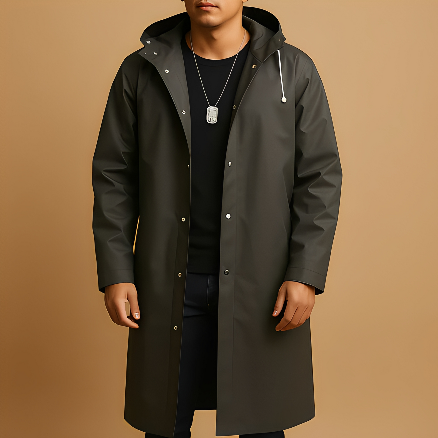 Alejandro - Long manteau imperméable pour homme