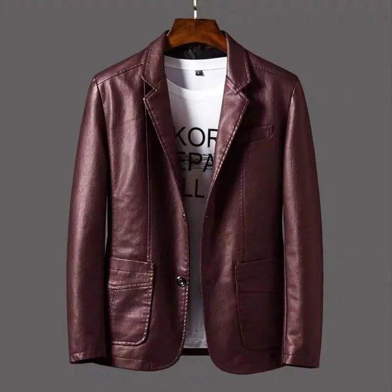 Celso – Veste en cuir élégante