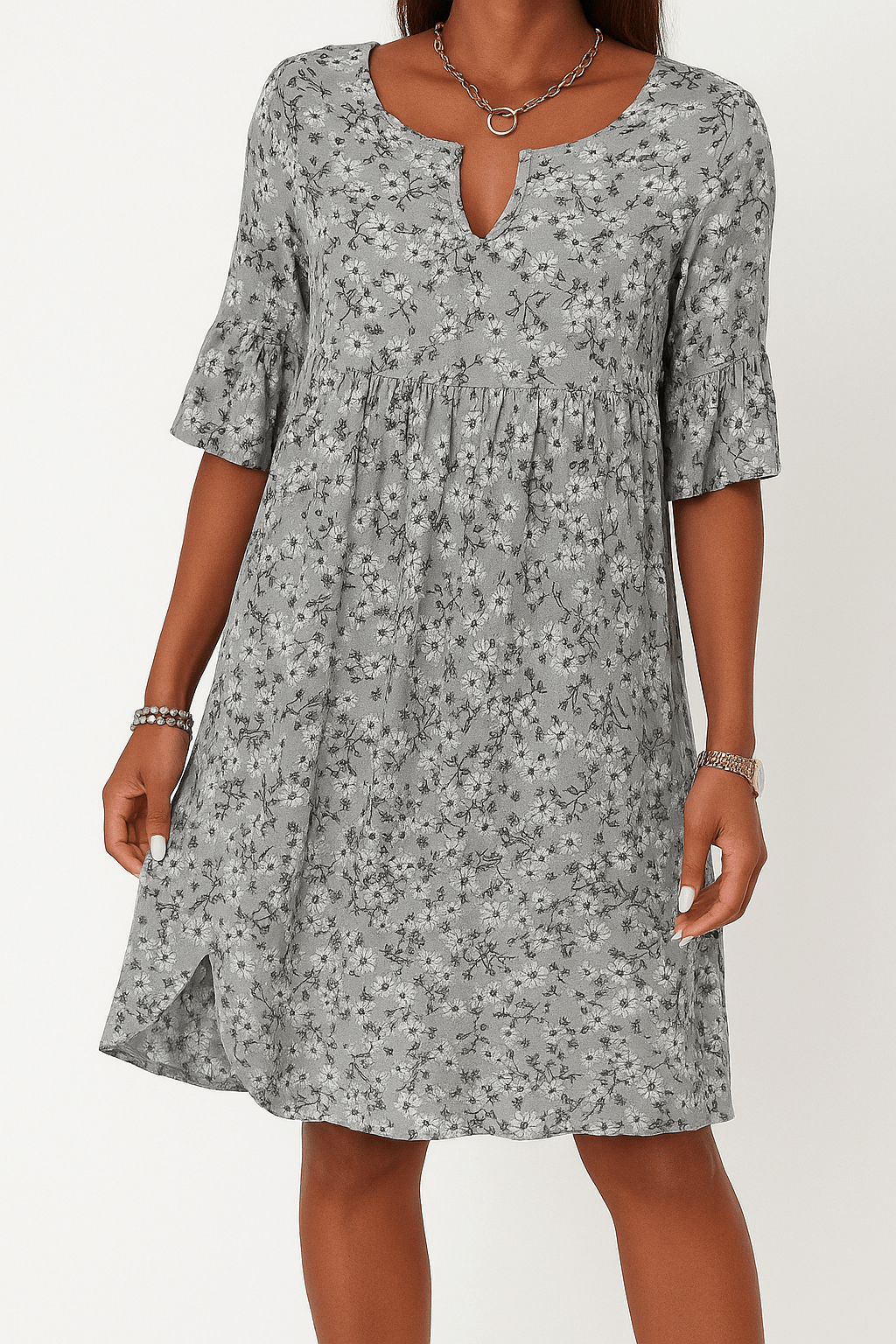 Annalena – Robe fleurie en style féminin