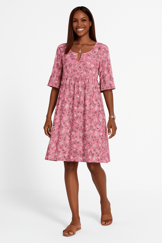 Annalena – Robe fleurie en style féminin