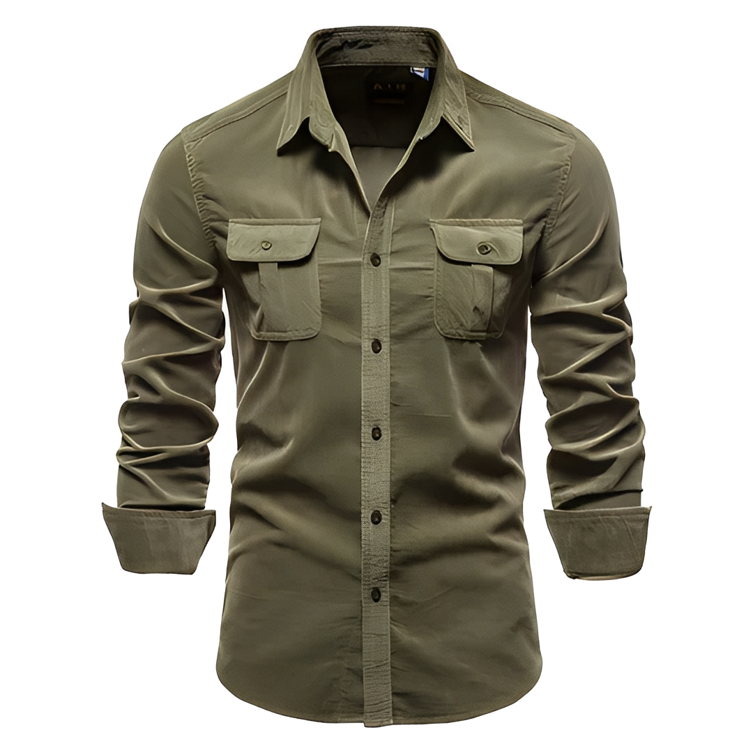 Blake - Chemise décontractée à manches longues pour homme