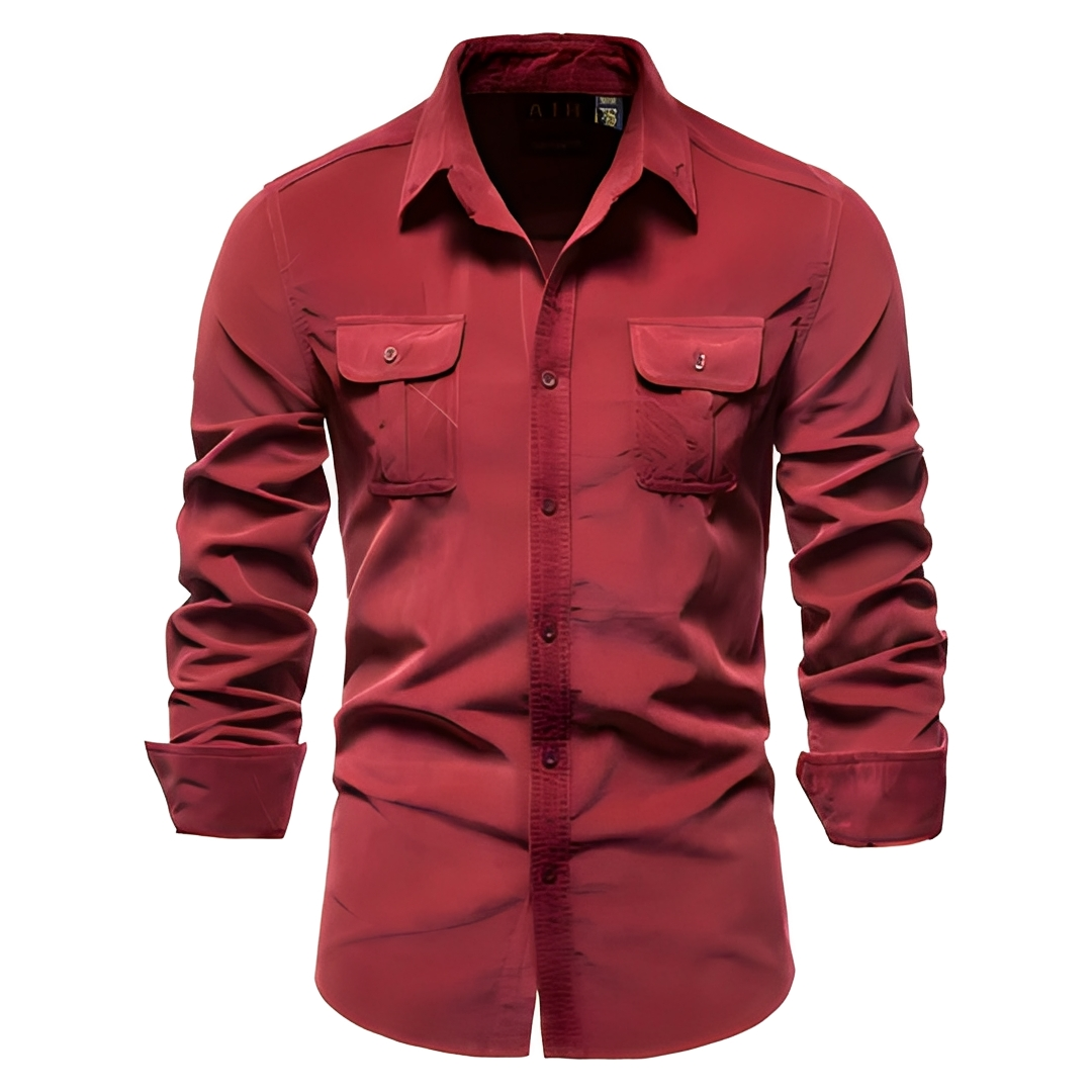 Blake - Chemise décontractée à manches longues pour homme