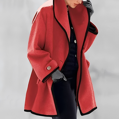 Jacky - Élégant manteau en laine pour femme