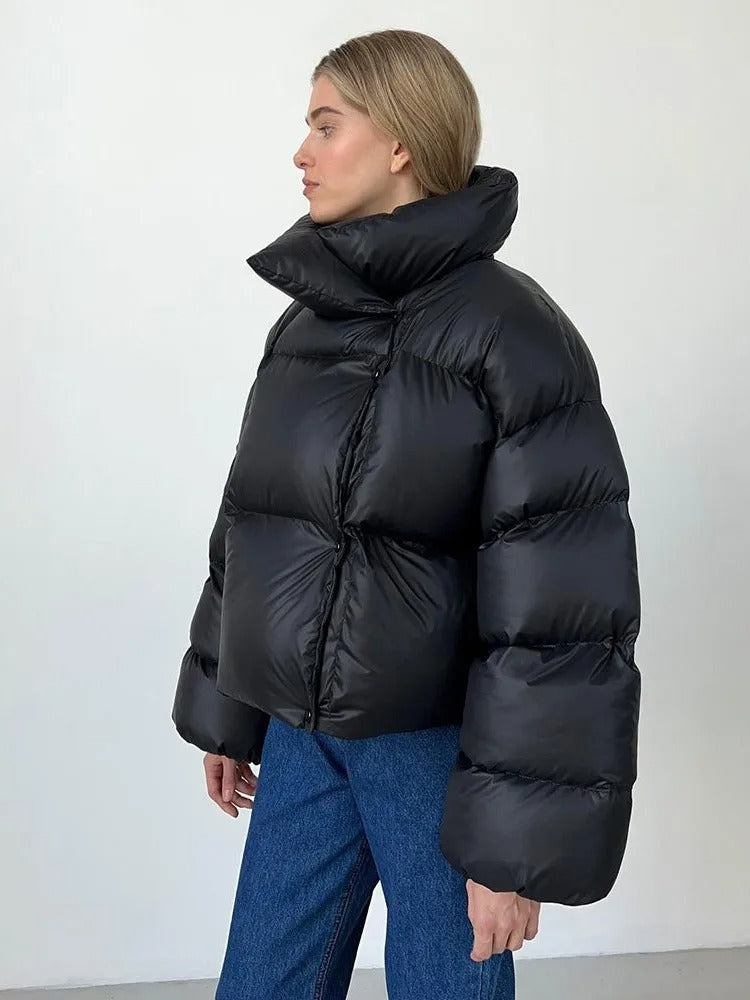 Jana – Veste courte rembourrée avec capuche