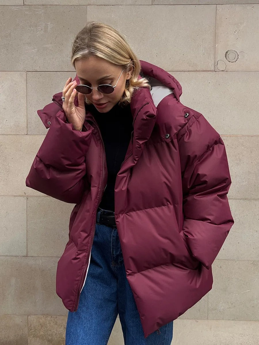 Jana – Veste courte rembourrée avec capuche
